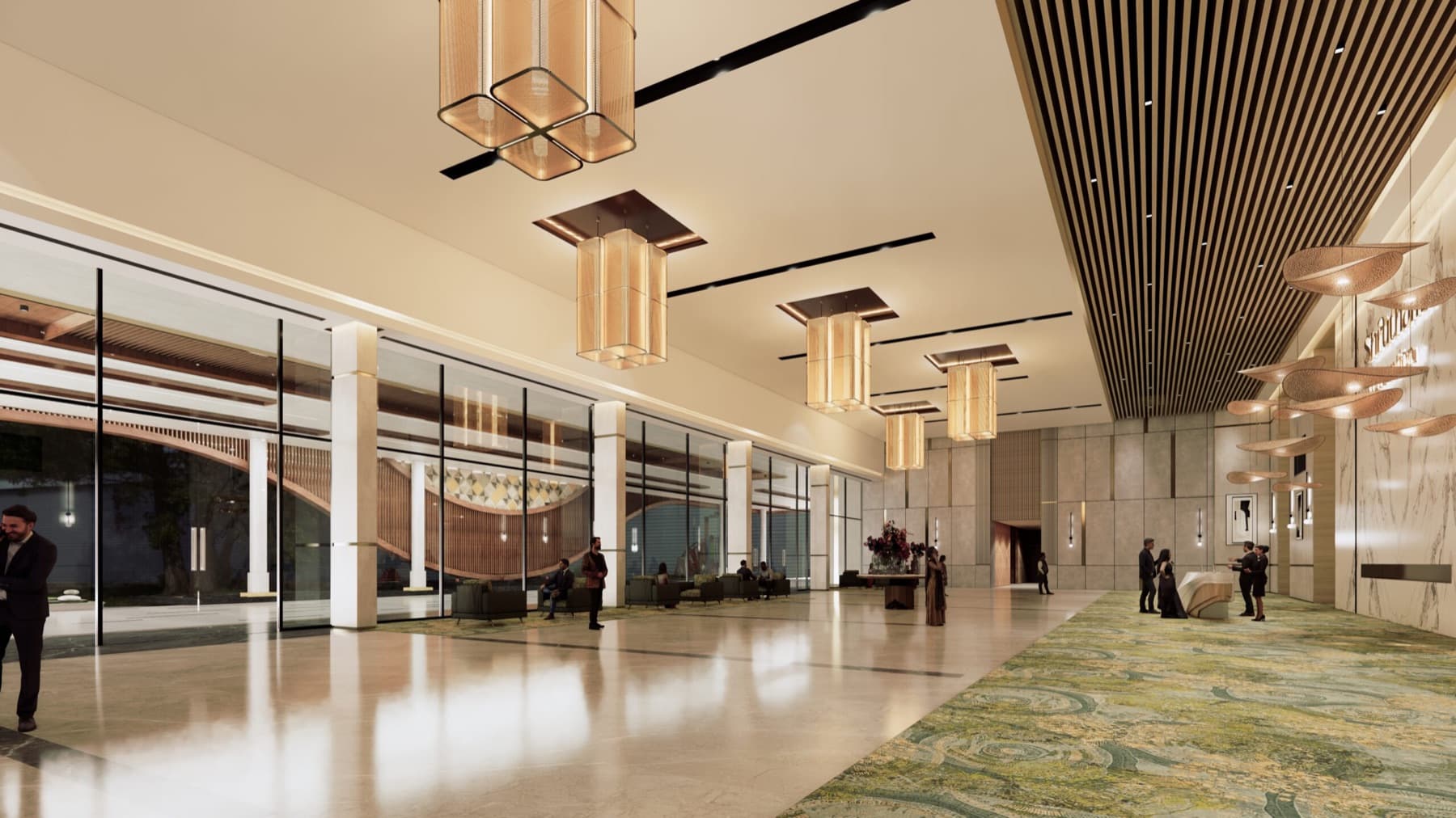 Shrutham Convention arrival lobby